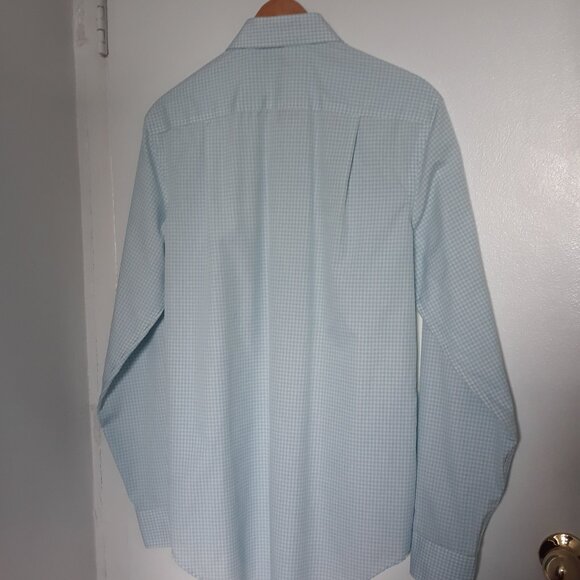 ck Calvin Klein Mens Dress Shirt No-Iron 15.5 34/35 - Picture 6 of 10